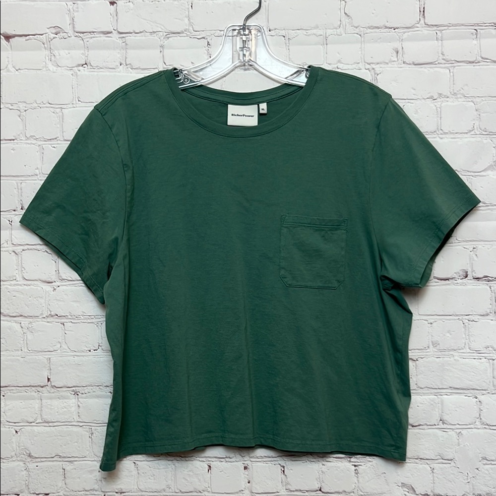 Richer Poorer Pima Boxy Crop Tee